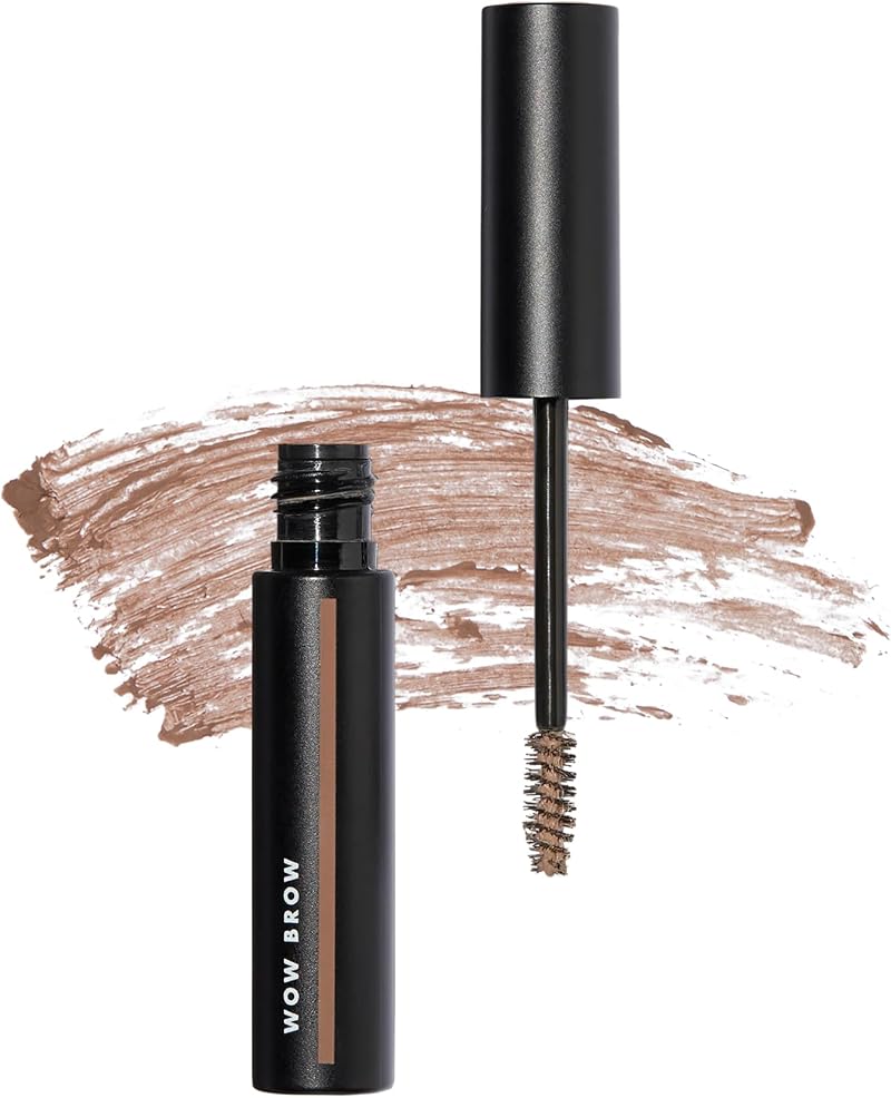 e.l.f. Wow Brow Gel Taupe Volumizing Buildable Wax-Gel 3.5g Fiber-Infused