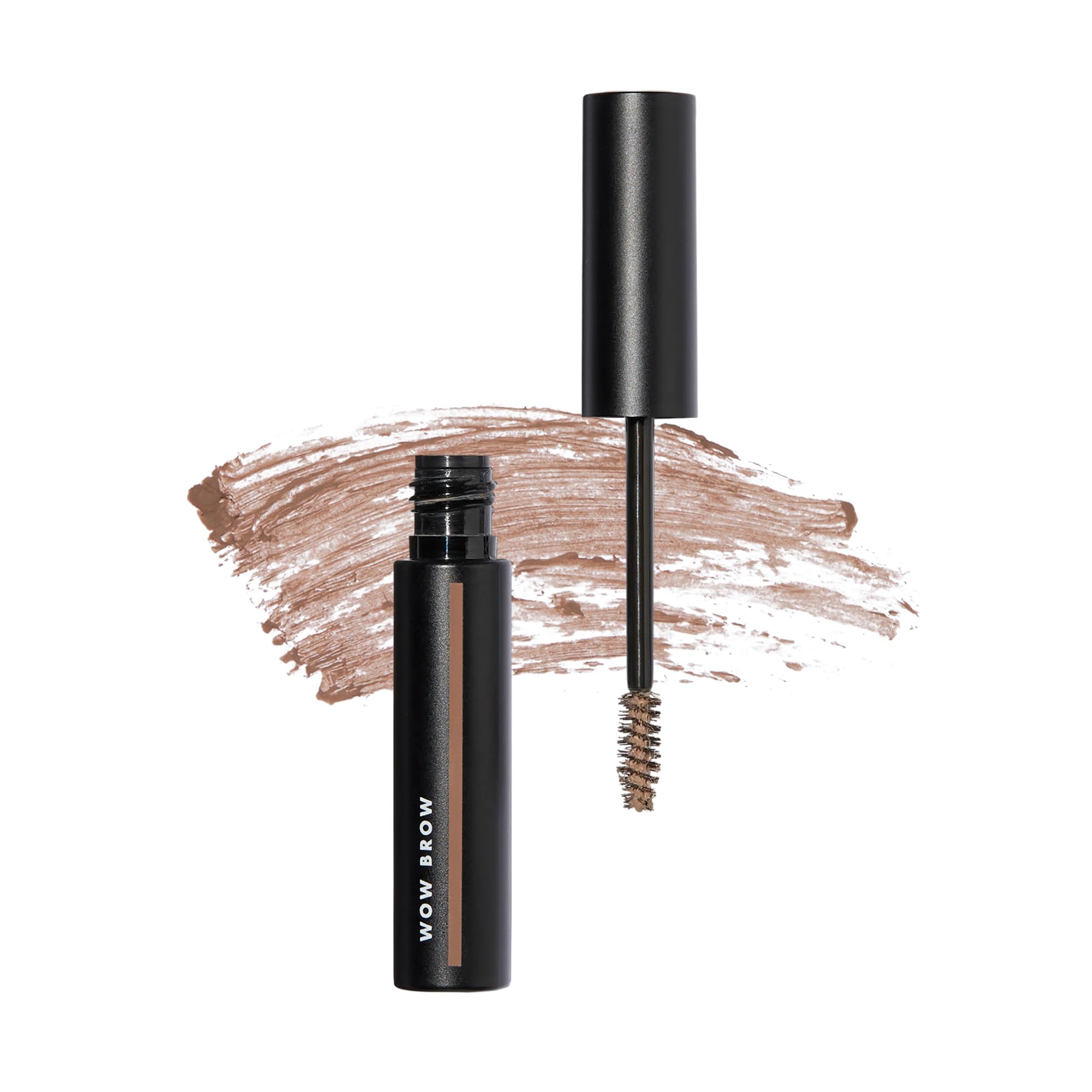 e.l.f. Wow Brow Gel, Volumizing, Buildable, Wax-Gel Hybrid, Creates Full, Voluminous-Looking Brows, Locks Brow Hairs In Place, Taupe, Fiber-Infused 3.5g
