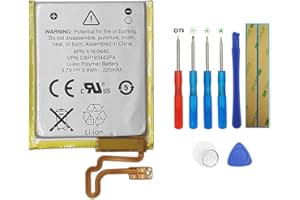 SWARK 616-0640 616-0639 Battery Compatible with iPod Nano 7,iPod Nano 7th,iPod Nano 5th16G,A1446 with Tools