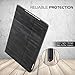 MoKo Case Fit 2018/2017 iPad 9.7 6th/5th Generation - Premium Light Weight Stand Folio Shock Proof Cover Protector Compatible with iPad 9.7 Inch 2018/2017, Slate Black(Auto Wake/Sleep)