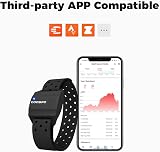COOSPO Heart Rate Monitor Armband Bluetooth ANT+ IP67 2 Straps HW706 view 3