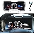 Xuenav Car Digital Cluster for 2010 2011 2012 2013 2014 2015 Chevrolet Camaro SS Digital Dash Replacement Linux LCD Cluster Digital Display Speedometer Instrument Dashboard Panel Upgrade