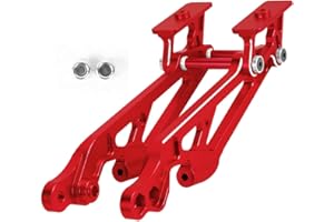 ARRCAT ARRMA Aluminum Wing Mount Upgrades - Compatible with Typhon, Outcast, Kraton, Notorious, Talion - Red