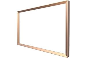 H Huaberich Aluminum Alloy Decorative Frame case for Echo Show 21 (Bronze)