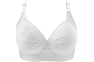 KINRUI Bras for Women No Underwire Push Up Wireless Bras Comfort Revolution Bras Support Bra Smooth Full-Coverage T-Shirt Bra