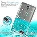 ZTE Maven 2 Case,ZTE ZFive 2 / Sonata 3 / Avid Trio/Avid Plus Case,ZTE Prestige/Prestige 2 Case with HD Screen Protector for Girls,LeYi Liquid Shiny Glitter Protective Phone Case ZX Turquoise