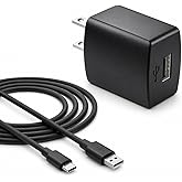 Superer Charger for JBL Speaker Charge 6/5/4, Flip 7/6/5, Clip 5/4, Pulse 5/4, GO 4/3, 5FT USB-C Charging Cable Cord, UL Listed Replacement Charger for JBL Headphones and Earbuds