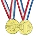 Multiple Bowling Party 133 Piece Party Pack Bundle Kid's Favors (12 Goodie Gift Boxes, 12 Slap Bracelets, 72 Tattoos, 12 Gold Medals, 24 Pencils, Bonus Folding Flying Disc)