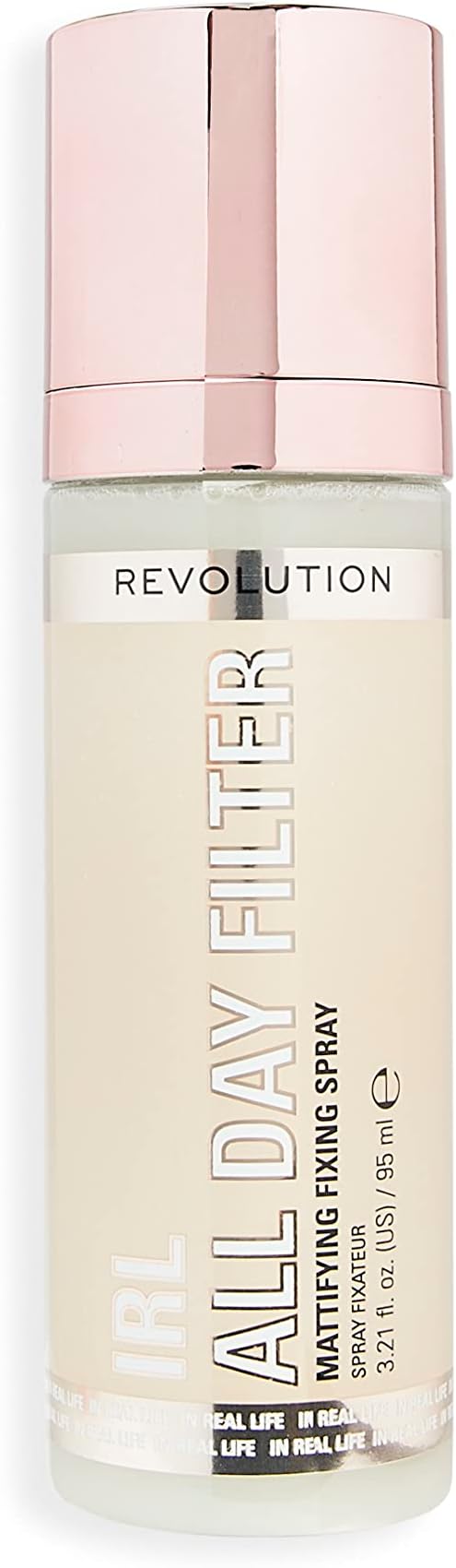 Revolution Makeup IRL All Day Filter Fixing Spray Lightweight Longwear 95ml