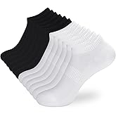ATBITER 12 Pairs Ankle Socks Women and Men Low Cut No Show Athletic Running Short Socks