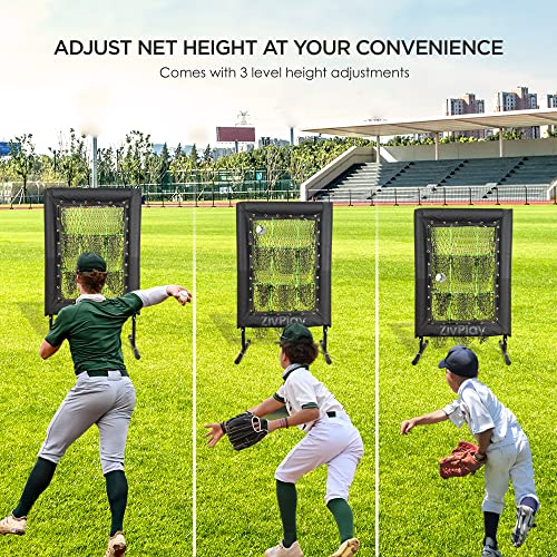 9 Hole Pitching Net 9 Hole Pitching Target Pitchers Net for Baseball