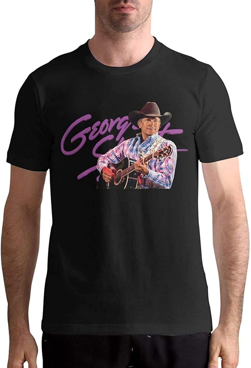 Strait T Shirt Men's Cotton Fashion Sports Casual Round Neck