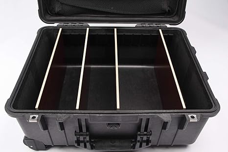 Peli 1560 - Maleta con ruedas y separador de tapa: Amazon.es: Industria, empresas y ciencia