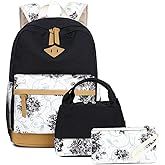 Goodking Teen Girls School Backpack Kids Bookbag Lightweight Travel Laptop Backpack Stylish Casual Daypack