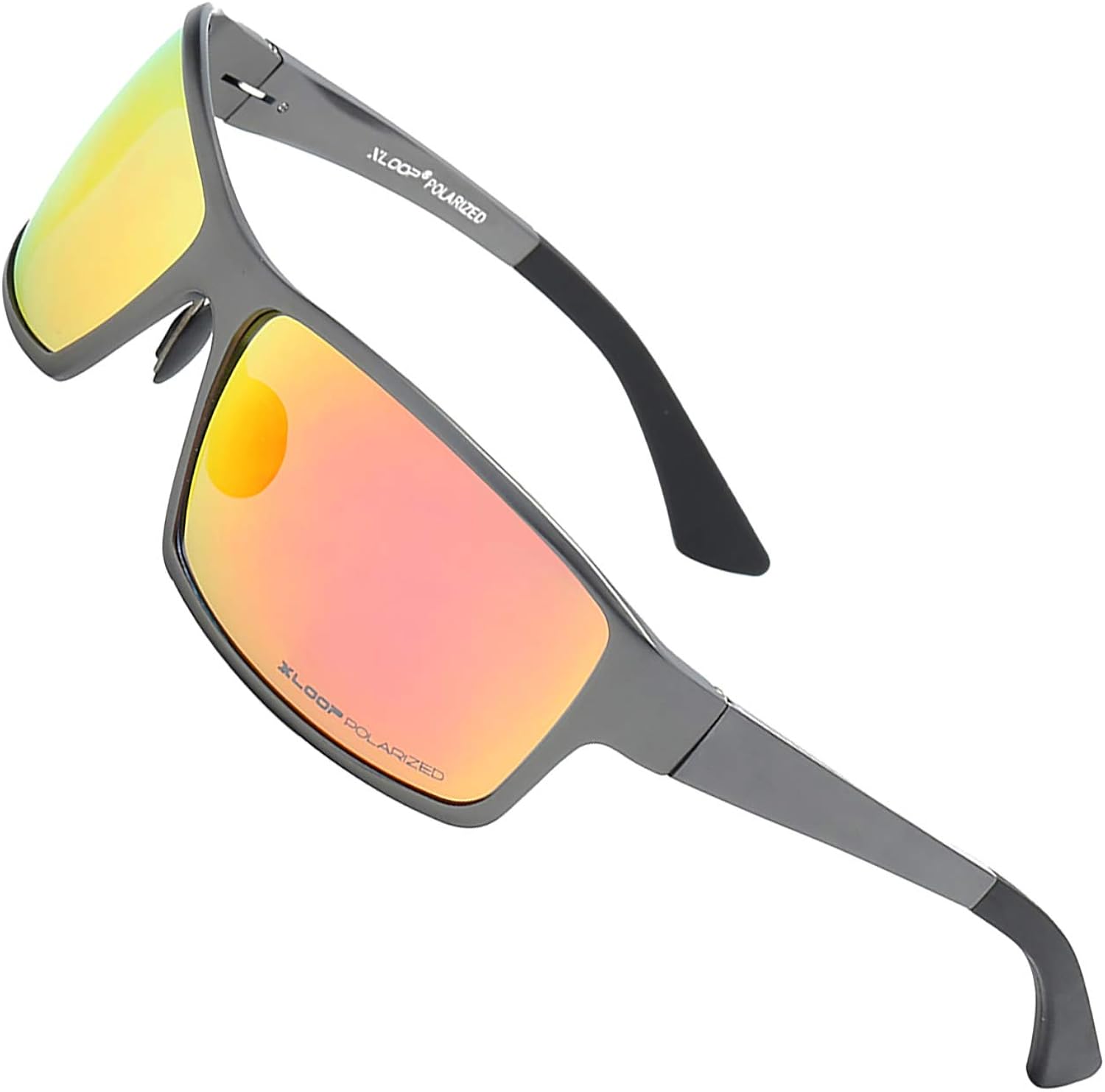 XLoop Xloop Polarisierte FlugzeugAluminiumMetallSonnenbrille für