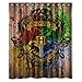 SFMY Harry Potter Hogwarts Wood Logo Custom Shower Curtain 60