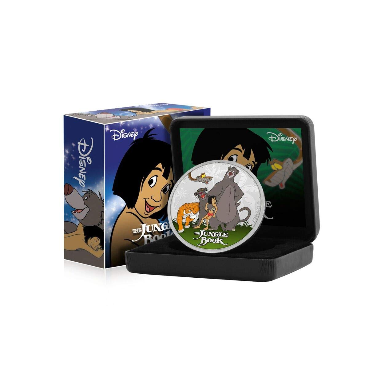 IMPACTO COLECCIONABLES Disney coin collection - Disney Gifts Classics Collection Silver Coin / Medal - The Jungle Book Luxe Edition