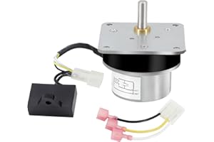 Hiorucet 812-4421 Auger Feed Motor for Quadrafire Pellet Stove CAB50-C, Castile, Classic Bay 1200, Contour, MT Vernon, Santa-Fe, Heatilator Eco-Choice Pellet Stoves PS35, PS35-C, PS50, CAB50, CAB50-C