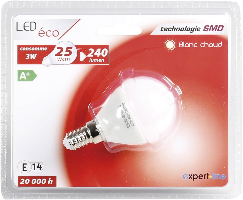 Expert Line 494629 LED Light Bulb, 3 W, White - Image 3