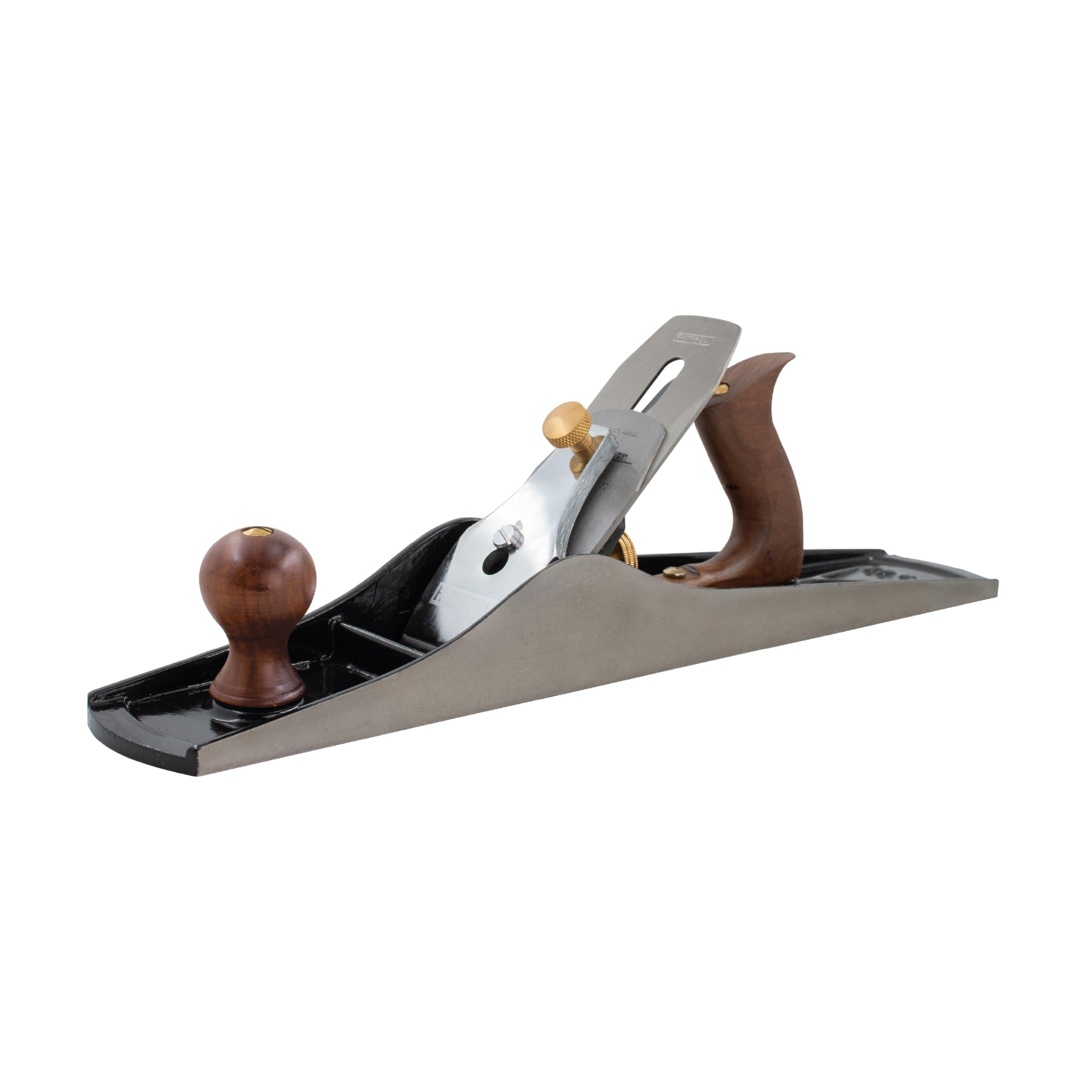 Faithfull No.6 Fore Plane – Precision Machined Cast Iron Wood Planer Hand Tool for Hard & Soft Wood, Stock Removal, Edge Truing & Board Levelling