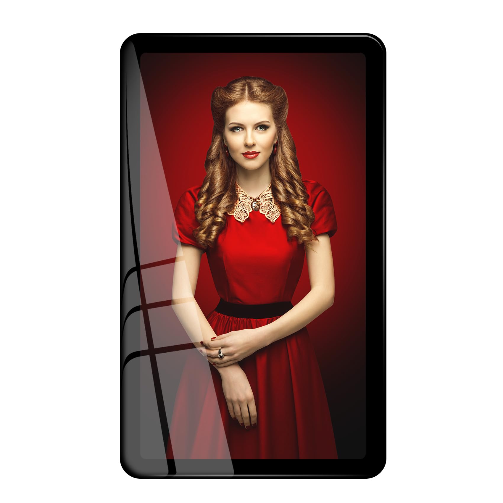 ASEEWO black 4x6 photo frame, picture frames glass, hanging picture frames, Matted for wall and tabletop Decor (4X6, black) — image 1