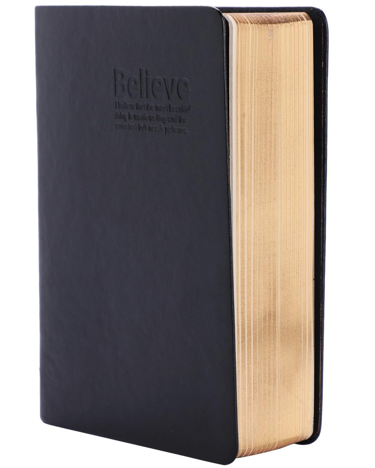 ITODA Soft Faux Leather Notebook Blank Daily Bible Study Notepad Ultra Thick Drawing Sketchbook Journal Memo Pad Recording Scrapbook With Gold Edge 240 Pages Travel Diary Book Sketch Book