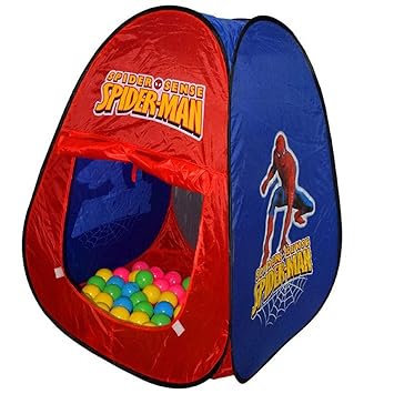 spiderman pop up tent