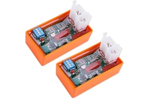 ZORZA 2Pcs 6 Pin Adjustable AC CDI Motorcycle Ignition Box Fit FT150 and CG125 Models for Atvs Dirt Bikes with DIP Switch AC Current 4000-12000 RPM Limit