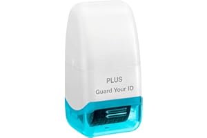 PLUS(プラス) Guard Your ID Roller Identity Security Stamp Roller (White) IS-520CM