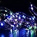 Lights Strings, LTROP 33ft 100 LED Solar Powered Copper Wire String Lights, Waterproof Rope Light for Seasonal Decorative Christmas Holiday, Wedding, Party- Multi Color