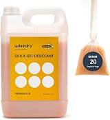 wisedry Silica Gel Desiccant Beads 3.6kg Orange/Green 2-4mm 20 Bags