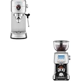 CASABREWS CM5418Pro Espresso Machine with Tornado Eletric Conical Burr Coffee Grinder