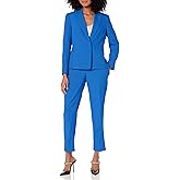 Le Suit Womens One Button Blazer & Pant, 2pc Set