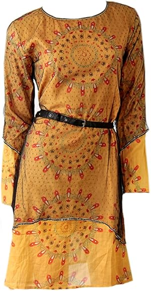 monsoon mustard dress