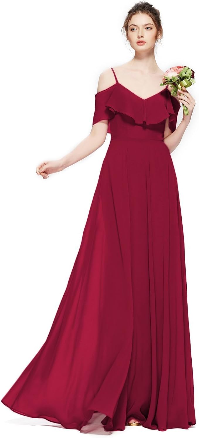 cold shoulder formal gowns