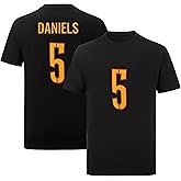 Custom Football T-Shirt No Brand/Logos 100% Cotton for Mens/Womens/Kid