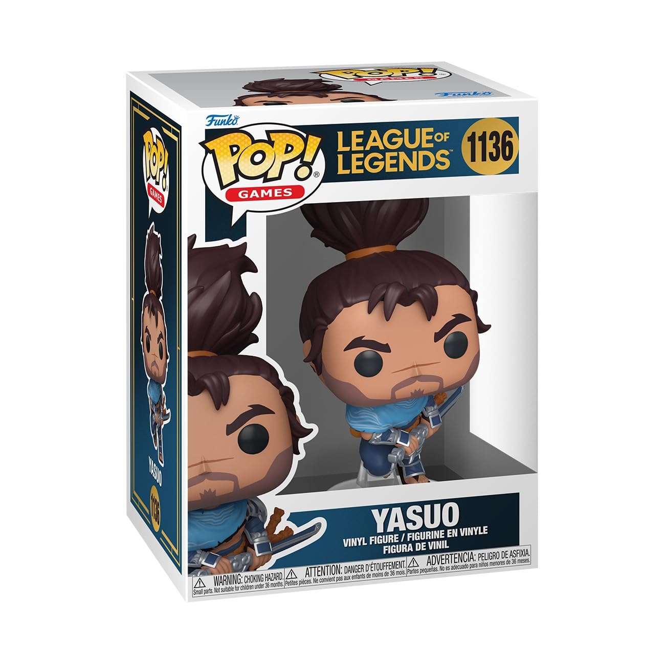 Funko Pop! Games: League of Legends - Yasuo - Collectable Vinyl Figure - Gift Idea - Official Merchandise - Toys for Kids & Adults - Video Games Fans - Model Figure for Collectors and Display