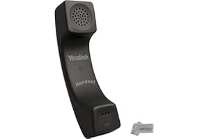 GLOBAL TECK WORLDWIDE Yealink Phone Handset Spare Replacement for Telephones - T43U,T42U, T40P, T41S, T42S, T40G, T41P, T42G, Made to Exact Specs to Ensure Optimal HD Audio During Conversations, Global Teck Microfiber
