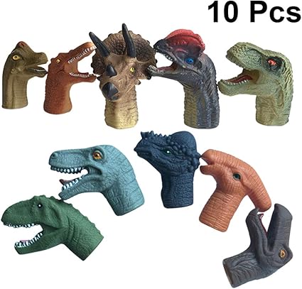 realistic dinosaur hand puppet
