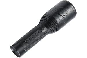 B S 5-in-1 Mega Phone Bullhorn with Flashlight Type,3 Light Modes,Buit-in-Siren,TF Card MP3 Player for Outdoor and Indoor, Emergencies