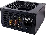 JUSTOP 700W ATX Power Supply PSU 120mm Fan 8-Pin 12V 6+2 Pin PCI-E 6x SATA view 8