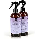 Abbey & Sullivan Linen Spray, Peaceful Lavender, Fabric Freshener and Fragrance Room Spray, Pack of 2, 16 oz