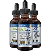 Rejuvica Health Uricel - Advanced Uric Acid Support & Cleanse Supplement - Liquid Delivery for Better Absorption - Tart Cherry, Chanca Piedra, Celery Seed, Turmeric & More!