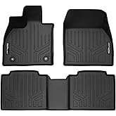 SMARTLINER All Weather Protection Custom Fit 2 Row Floor Mat Liner Set Compatible with 2023-2025 Subaru Solterra EV