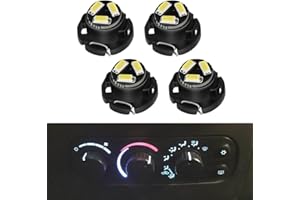 SAIJINZHI AC Climate Heater Control LED Lights Bulbs Kit Replacement Compatible with 2003-2008 Ram 1500 2500 3500 01-12 Dakota (Blue) (White)