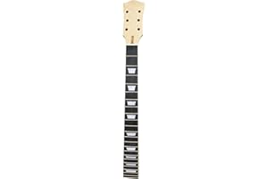 SDHENGYEE Electric Guitar Neck DIY For Gibson LP Guitars Parts Replacement 22 Fret Maple Neck Rosewood Fretboard with Trapezoid Inlays Natural Nut 42mm