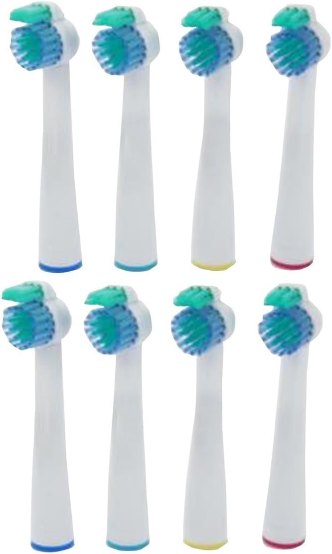 Odyssey Supplies® - 8 x Compatible toothbrush heads for Philips Sonicare Sensiflex HX2012, HX2014, HX1610, HX1620, HX1630, HX2012SF, HX-2012, HX-2014, HX-1610, HX-1620, HX-1630, HX-2012SF,