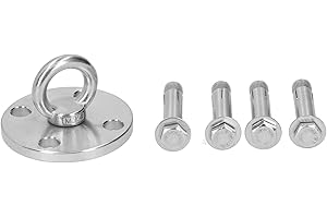 Dioche 360 Degree304 Stainless Steel Ceiling Hooks | Rust and Corrosion Resistant | Load Capacity Over 500kg | Suitable for Y