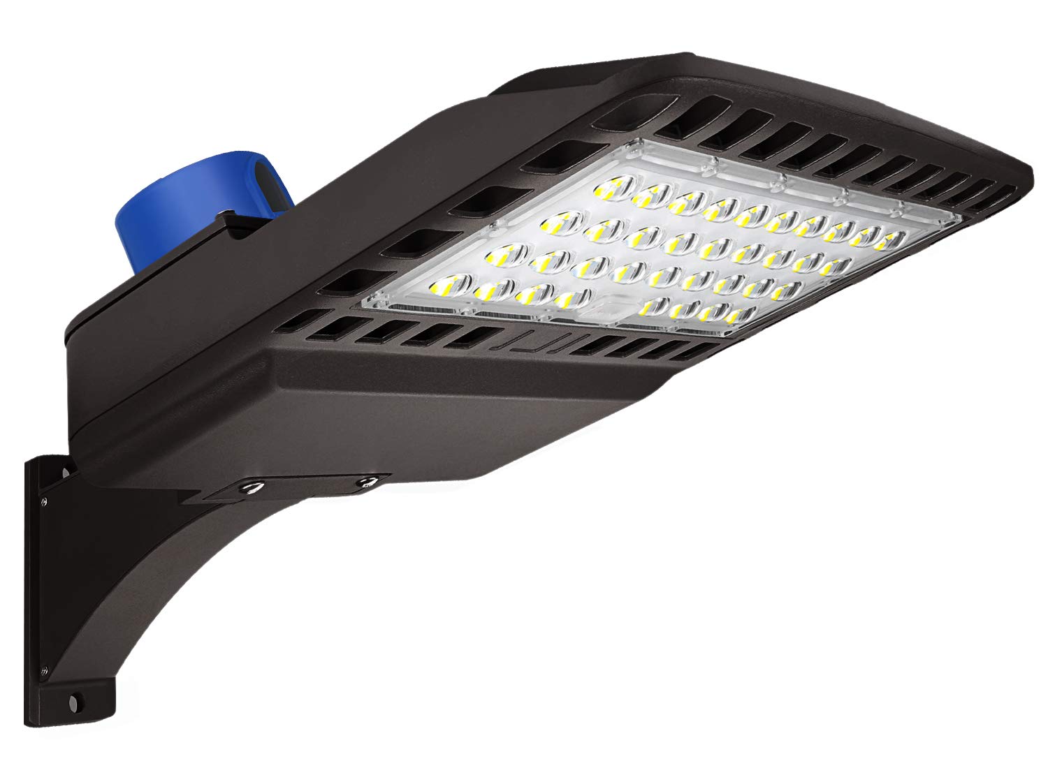 LED Parking Lot Lighting 150W - Dusk to Dawn With Photocell 5000K LED Shoebox Pole Light 19500lm Outdoor Commercial Lighting IP65 Slip Fit Mount for Large Area Street Parking Lot Lights