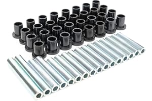 QAGEA Heavy Duty A-Arm UHMW Control Arm Bushing Kit Replacement for 2005-2010 Polaris Ranger 500 700 800 900 Replace AAB-P-RAN-K1-003 CT-01